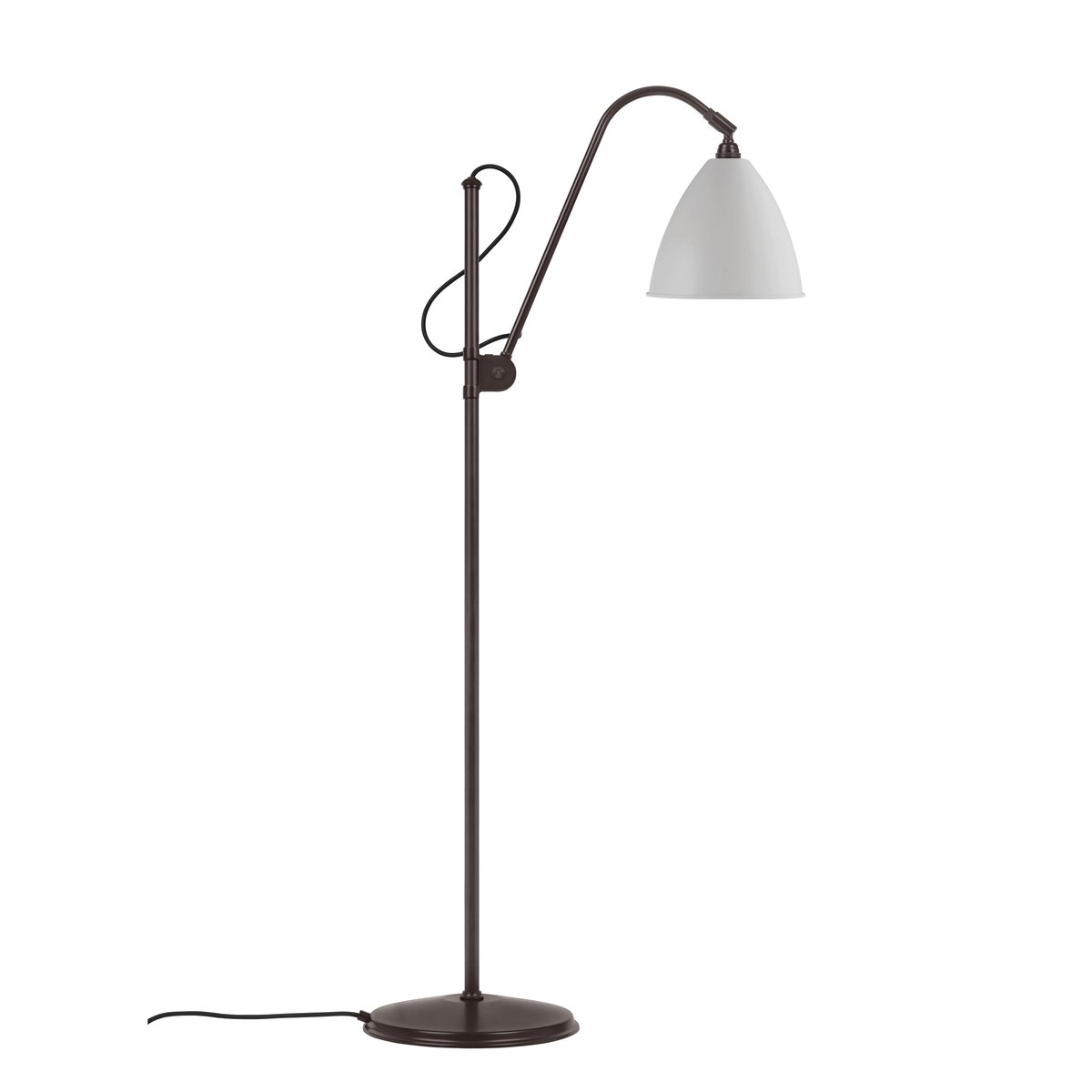 GUBI Bestlite BL3M floor lamp classic white-black | Scandinavian Design | Floor lamps | Black
