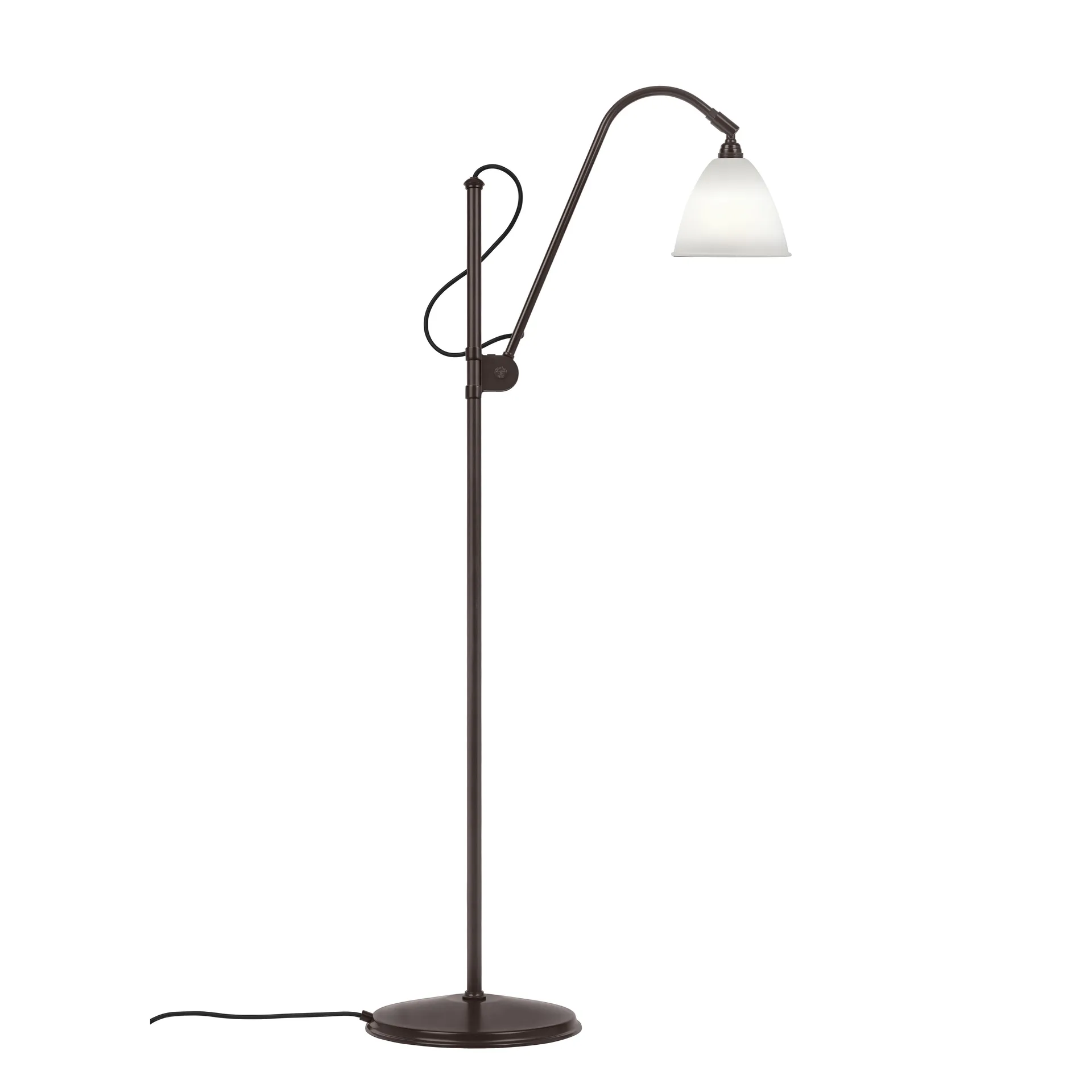 Bestlite BL3S floor lamp, bone china-black GUBI