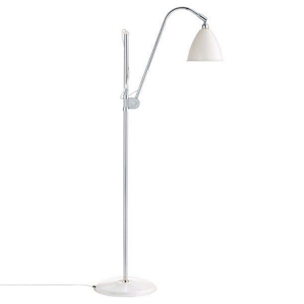 Bestlite BL3S floor lamp - matte white-chrome - Gubi