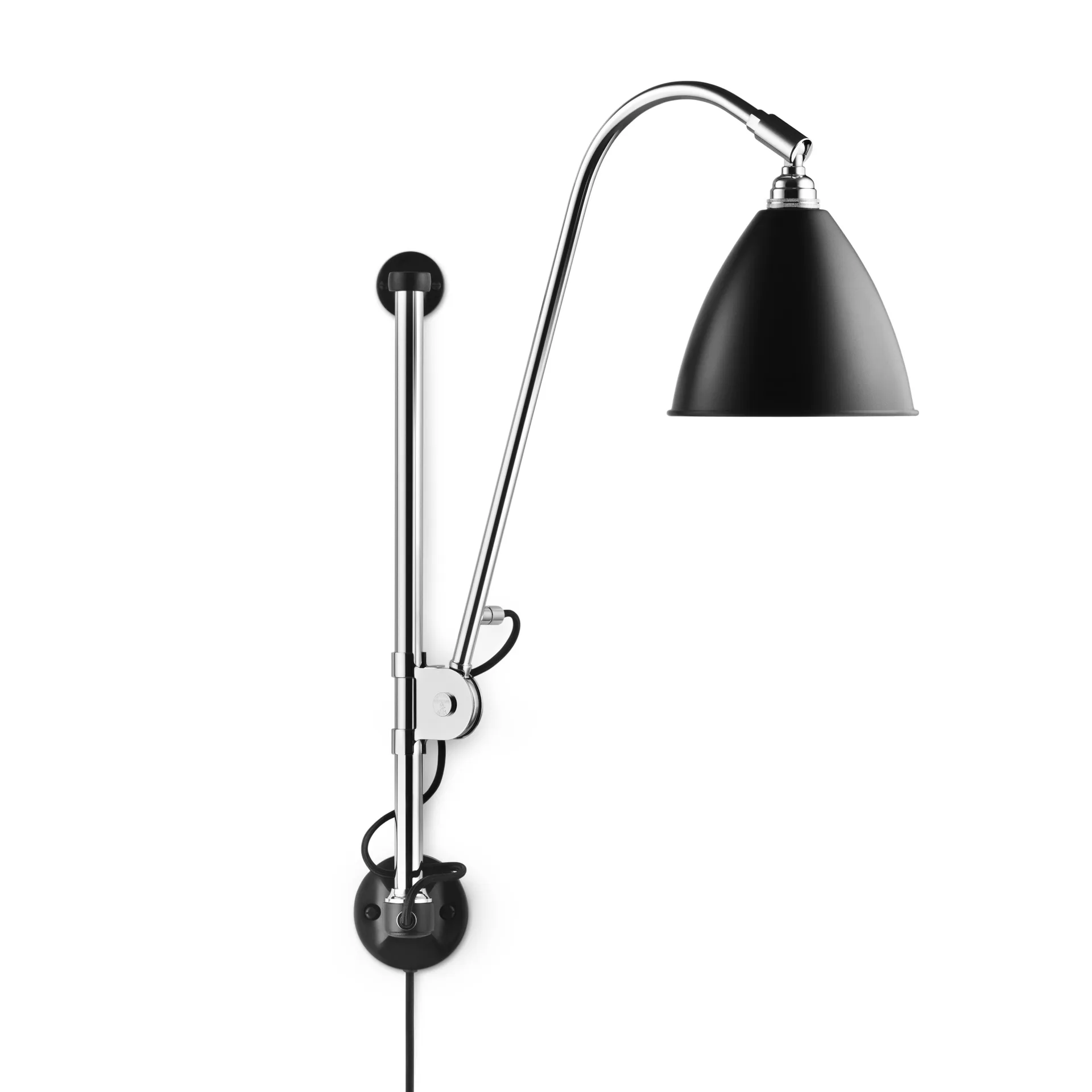 Bestlite BL5 wall lamp, Black-chrome GUBI