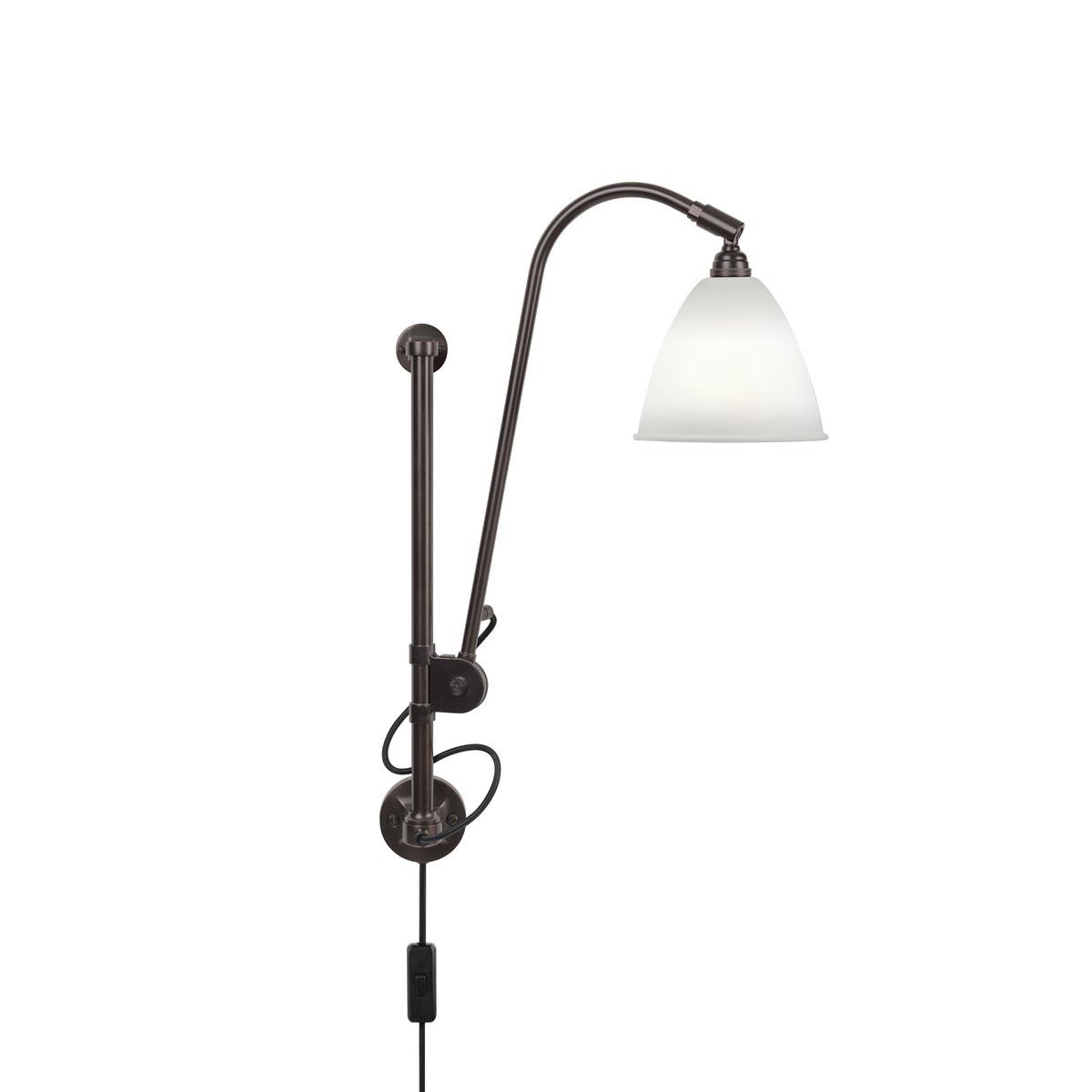 GUBI Bestlite BL5 wall lamp Bone china-black