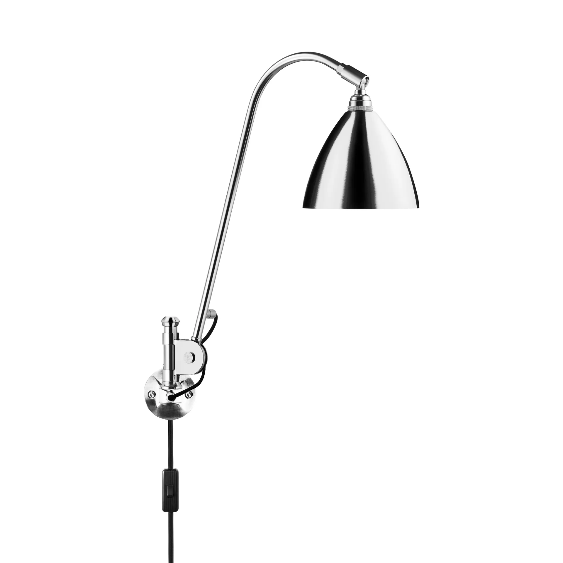 Bestlite BL6 wall lamp, chrome GUBI