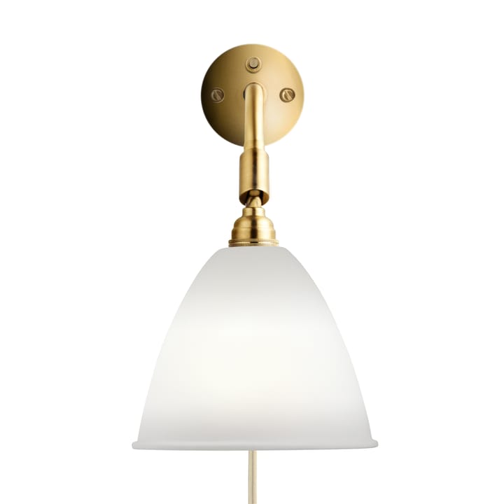 Bestlite BL7 wall lamp - bone china-brass - GUBI