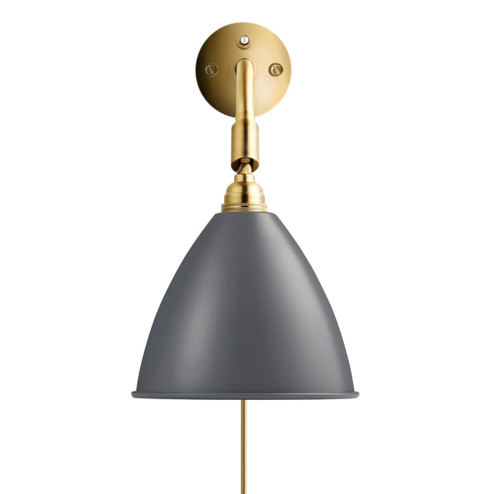 Bestlite BL7 wall lamp - grey-brass - Gubi