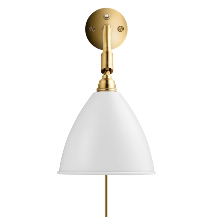Bestlite BL7 wall lamp - matte white-brass - Gubi