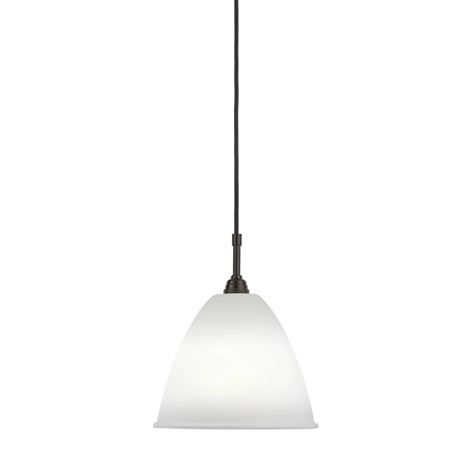 Bestlite BL9M pendant lamp, bone china-black GUBI