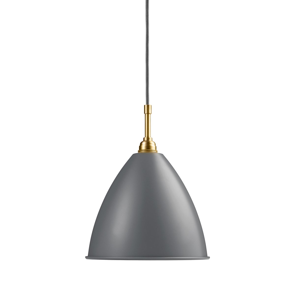 GUBI Bestlite BL9M pendant lamp grey-brass | Scandinavian Design | Pendant lamps | Grey