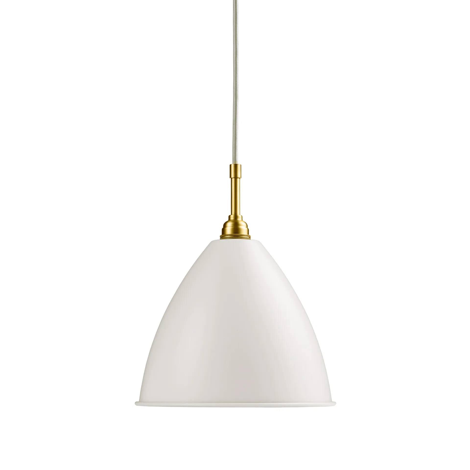Bestlite BL9M pendant lamp, matte white-brass GUBI