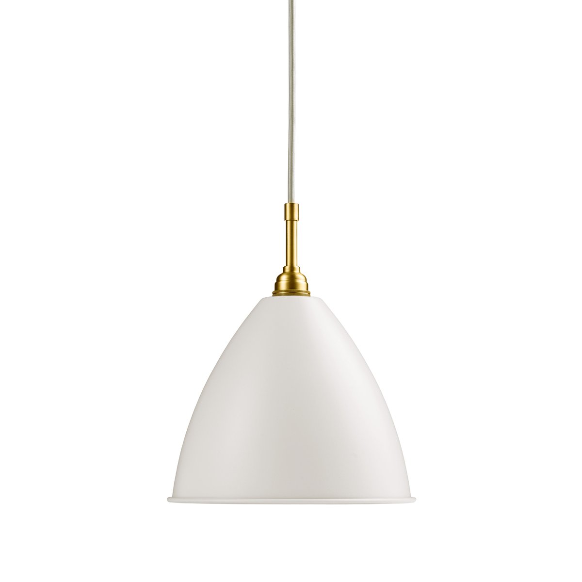 GUBI Bestlite BL9M pendant lamp matte white-brass | Scandinavian Design | Pendant lamps | White