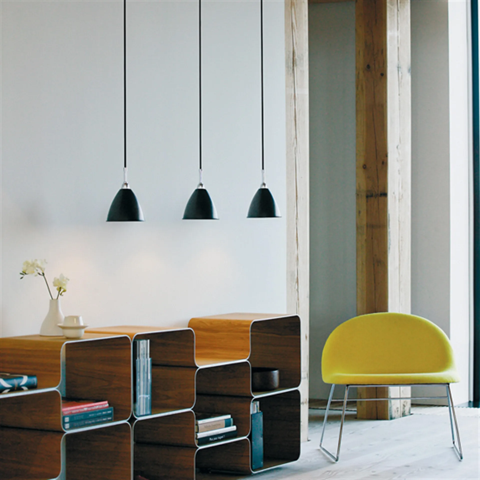 Bestlite BL9S pendant lamp, black-chrome GUBI