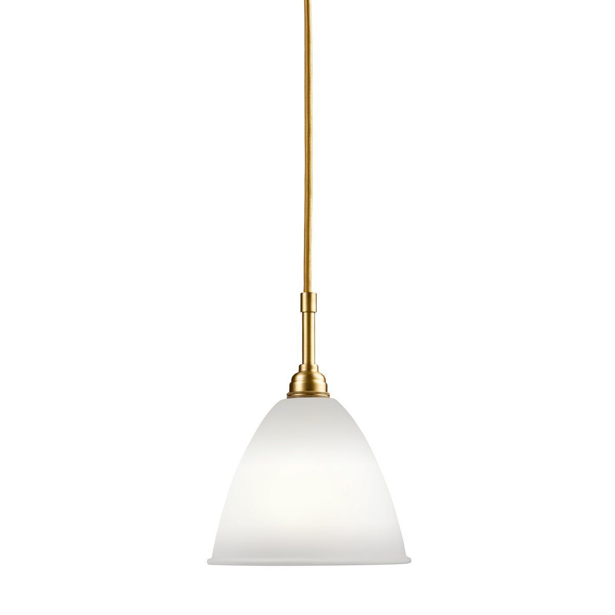 GUBI Bestlite BL9S pendant lamp bone china-brass | Scandinavian Design | Pendant lamps | Gold-coloured