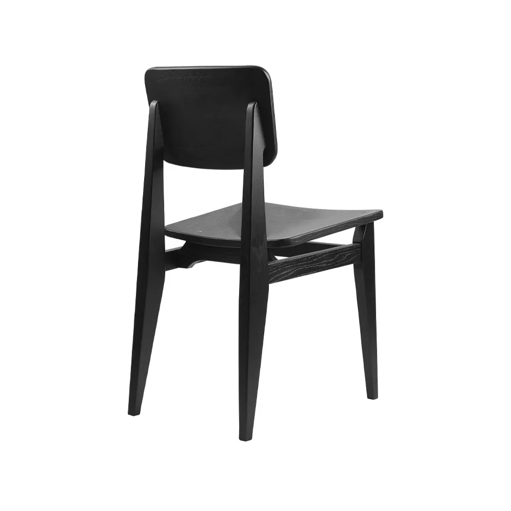 C-Chair chair, Black stained oak GUBI