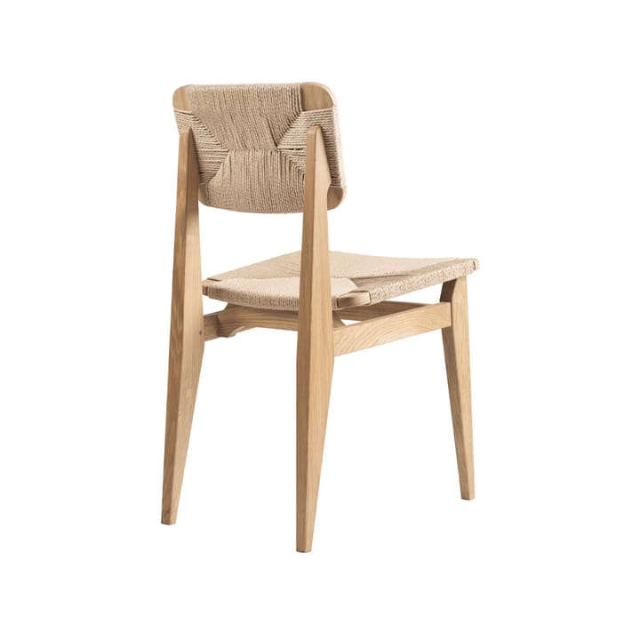 C-Chair chair - Oiled oak, natural braided seat and back - GUBI