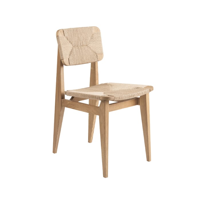 C-Chair chair - Oiled oak, natural braided seat and back - GUBI