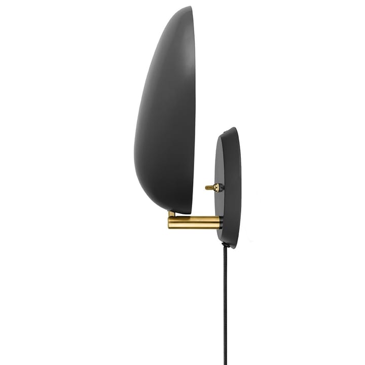 Cobra wall lamp - black - GUBI