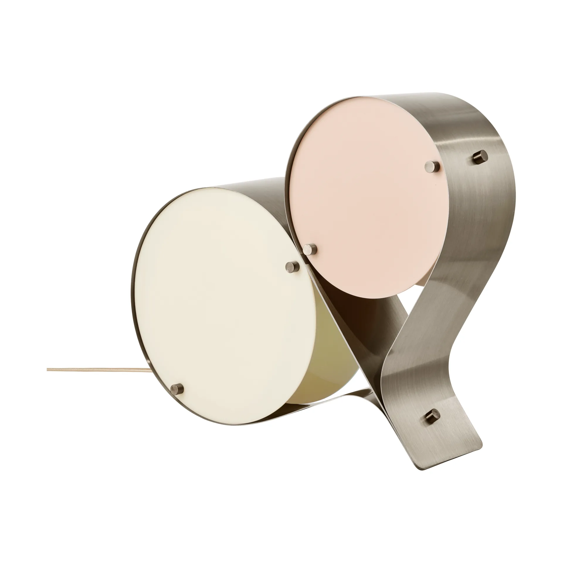 Couple table lamp, Ivory & blush GUBI