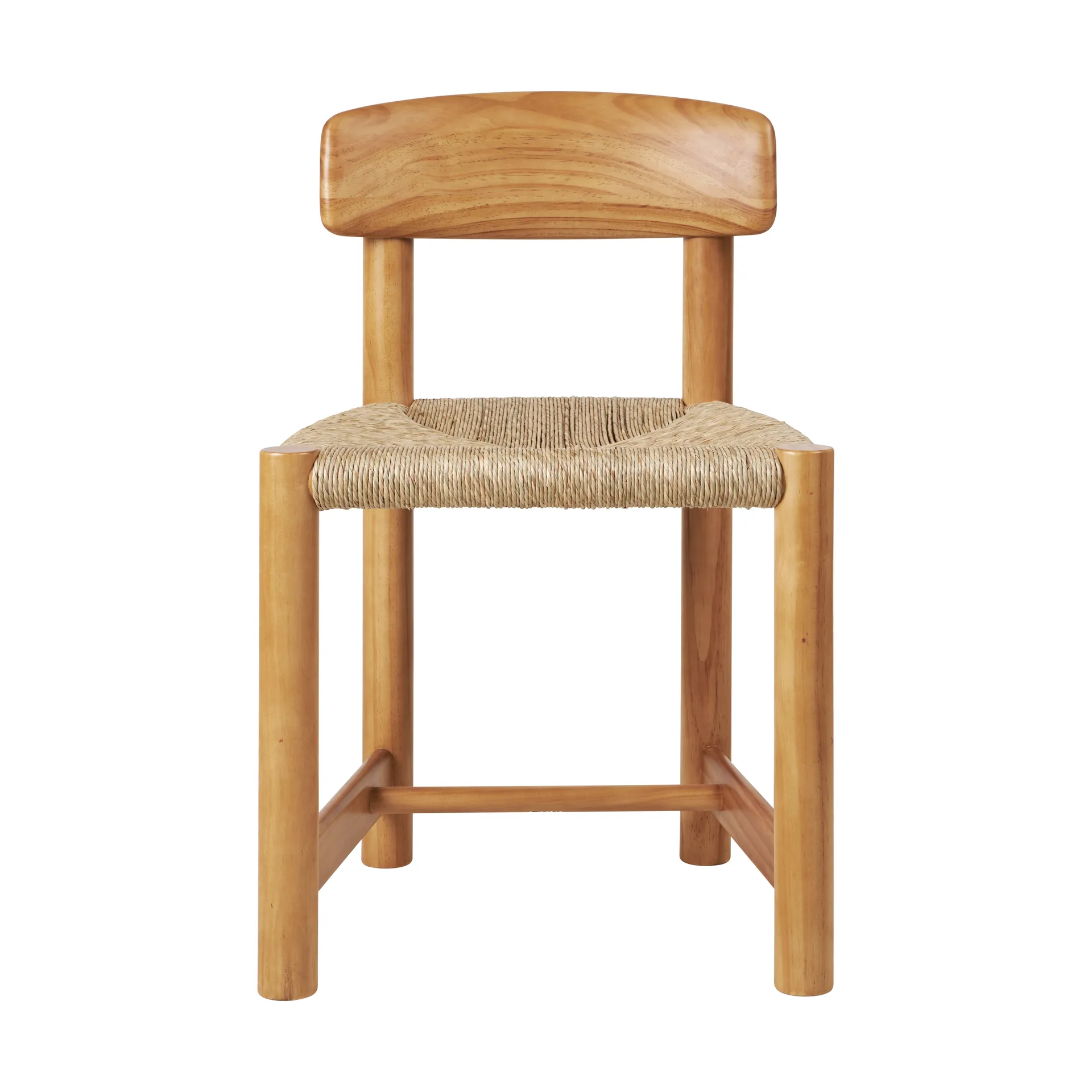 Daumiller Side Chair, Natural Rush-golden pine GUBI