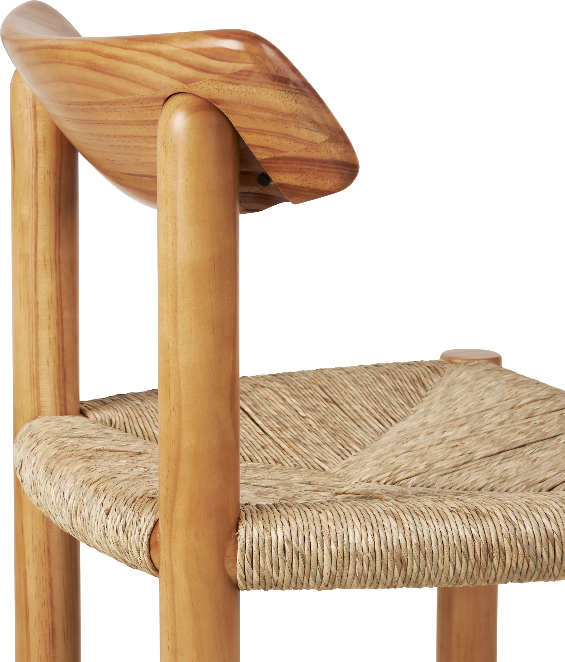 Daumiller Side Chair, Natural Rush-golden pine GUBI