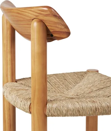 Daumiller Side Chair - Natural Rush-golden pine - GUBI