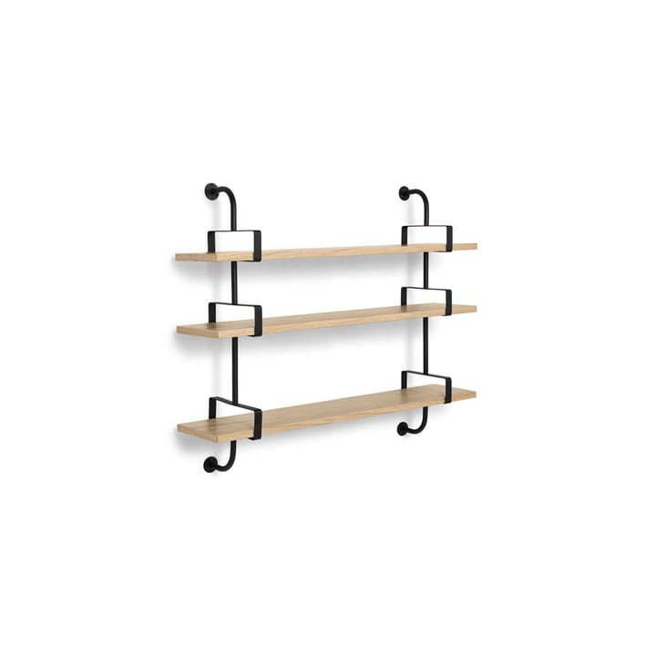 Demon wall shelf 3 levels - Oak, 155 cm - GUBI