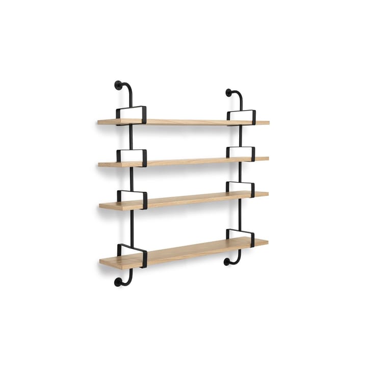 Demon wall shelf 4 levels - Oak, 155 cm - GUBI