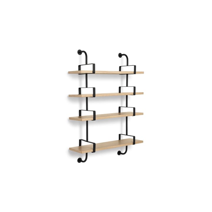 Demon wall shelf 4 levels - Oak, 95 cm - GUBI