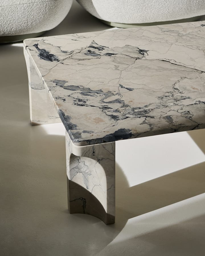 Doric coffee table 80x140 cm - Electric grey - Gubi