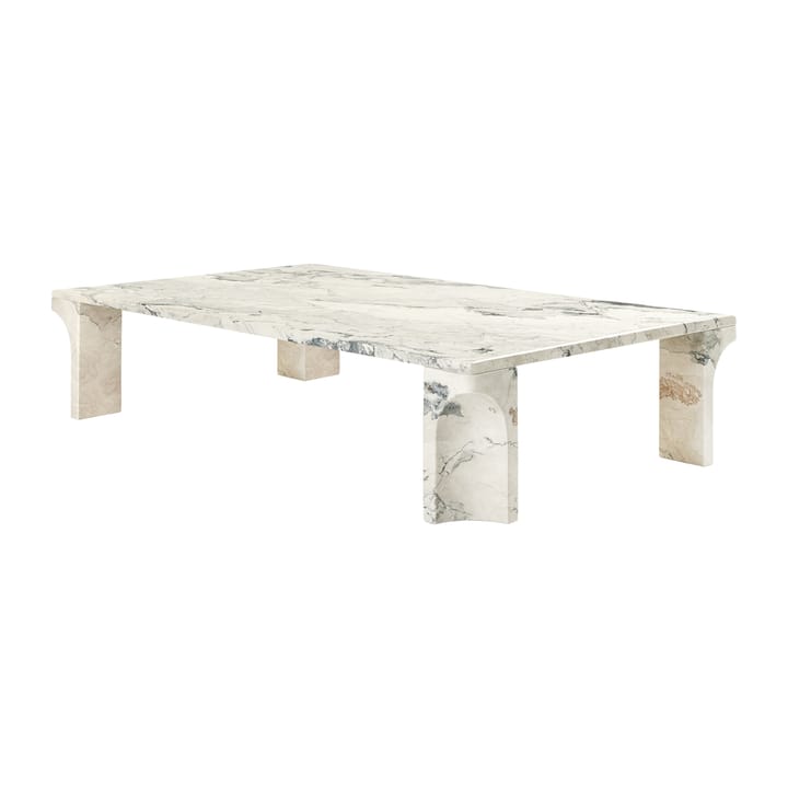 Doric coffee table 80x140 cm - Electric grey - GUBI