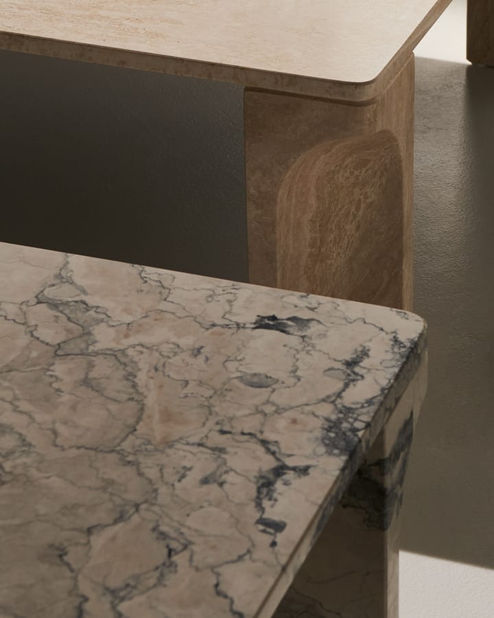 Doric coffee table 80x140 cm, Electric grey GUBI