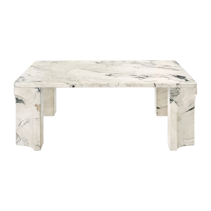 Doric coffee table 80x80 cm - Electric grey - GUBI