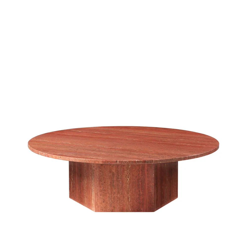 Epic coffee table, Red, Ø110 GUBI
