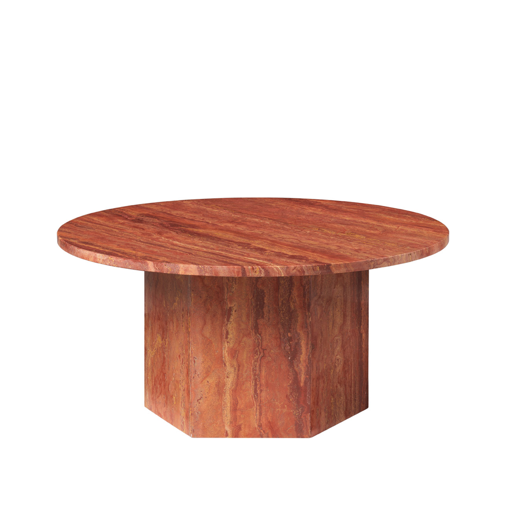 GUBI Epic coffee table Red, o80 | Scandinavian Design | Coffee tables | Red