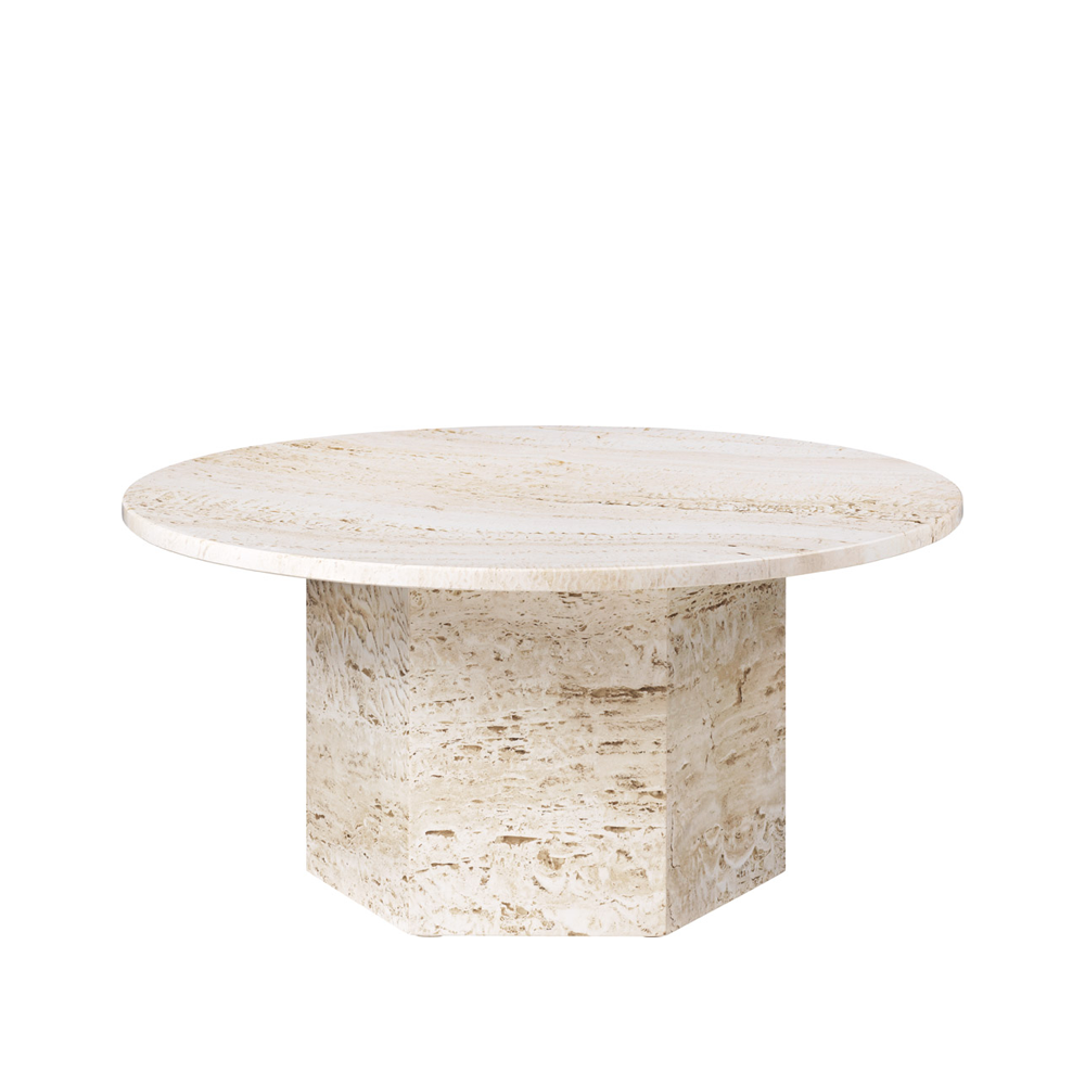 GUBI Epic coffee table White, o80 | Scandinavian Design | Coffee tables | White