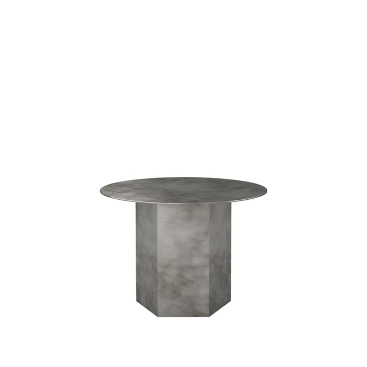 Epic Steel coffee table - Misty grey, ø60cm - GUBI