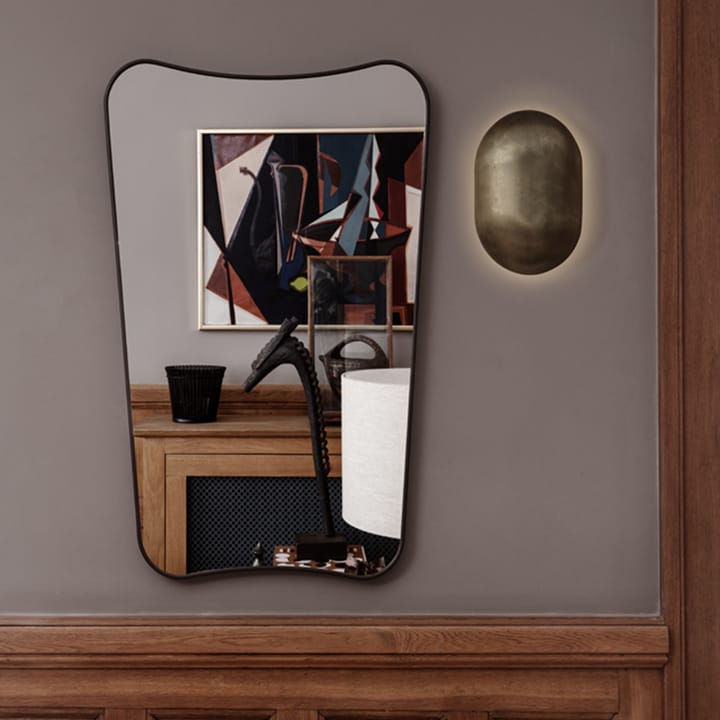 F.A.33 Mirror - Black brass, large - GUBI