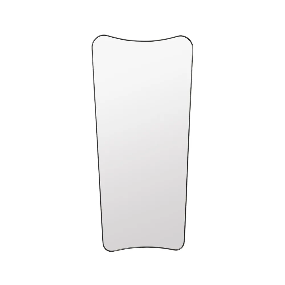 GUBI F.A.33 Mirror Black brass, large | Scandinavian Design | Wall mirrors | Black