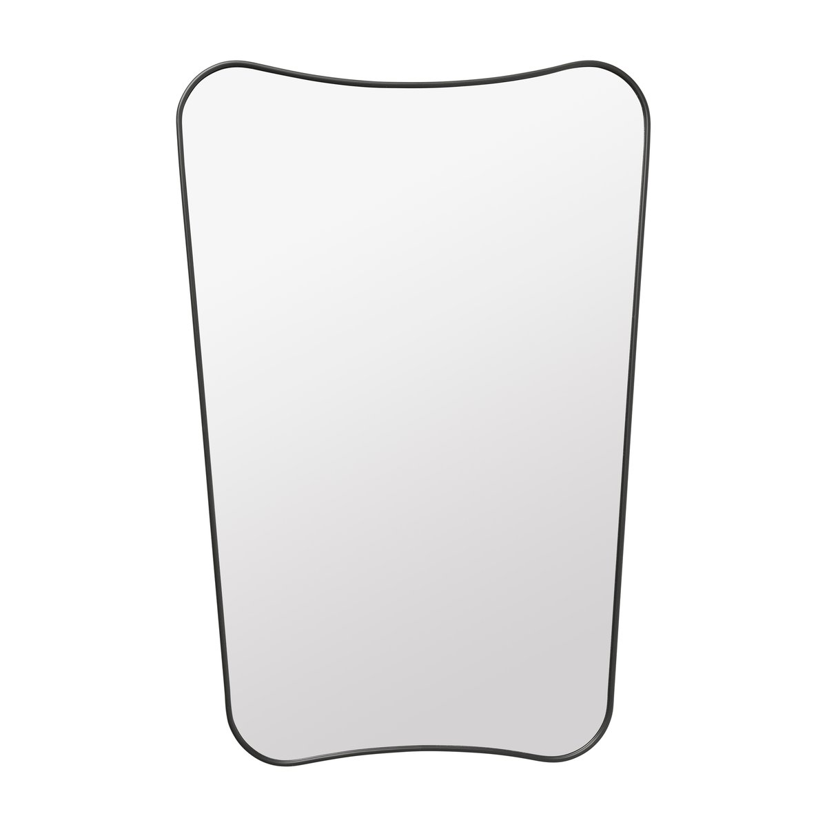 GUBI F.A.33 Rectangular mirror black brass | Scandinavian Design | Wall mirrors | Black