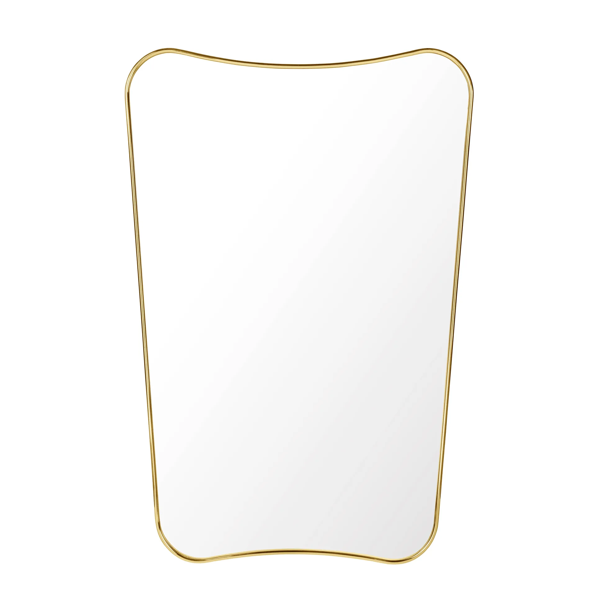 F.A.33 Rectangular mirror, brass GUBI