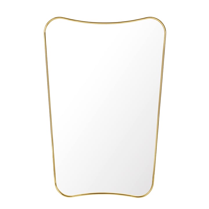 F.A.33 Rectangular mirror - brass - GUBI