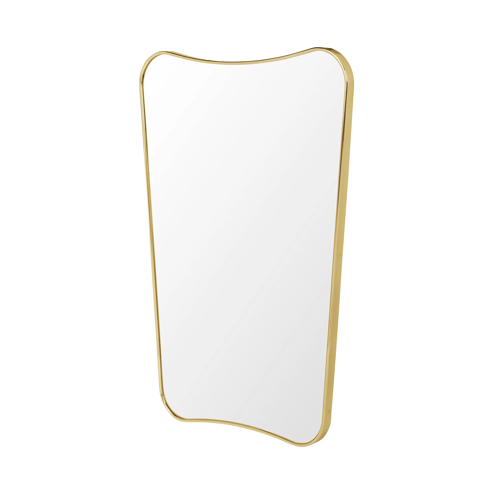 F.A.33 Rectangular mirror, brass GUBI