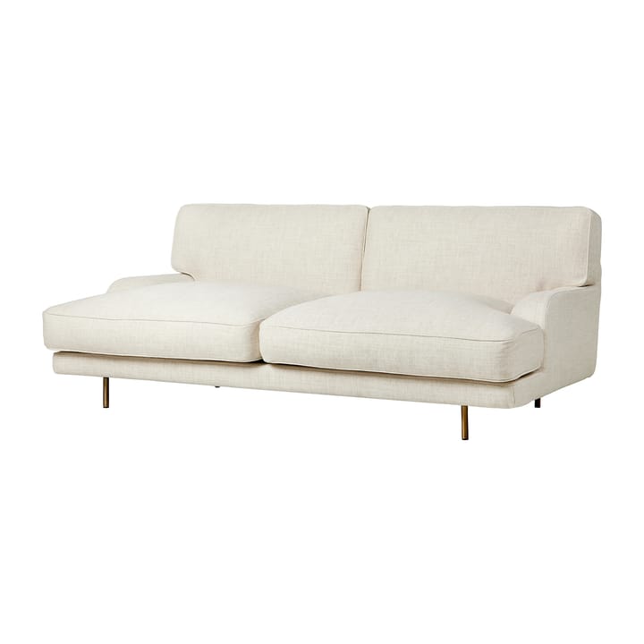 Flaneur sofa 2-seat - Indianskop 15-antique brass - GUBI