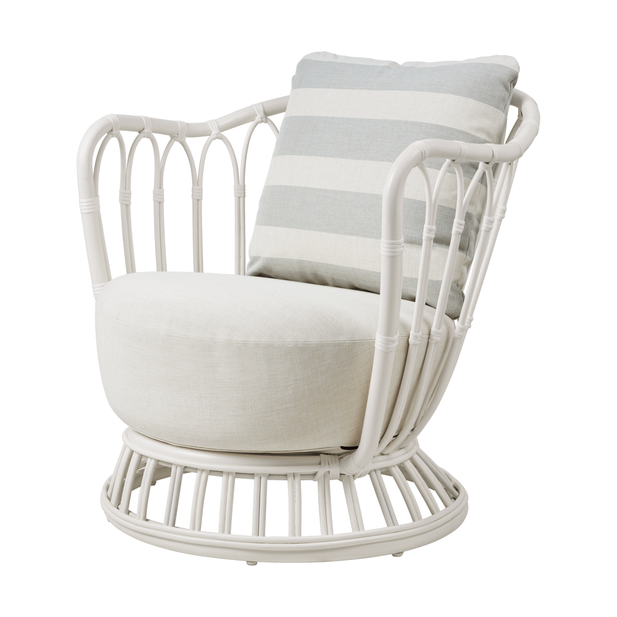 GUBI Grace Outdoor armchair Leslie Limonta 006-020-alabaster white