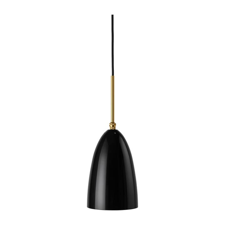 Gräshoppa ceiling lamp glossy - Black-brass - GUBI