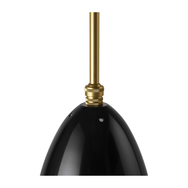 Gräshoppa ceiling lamp glossy - Black-brass - GUBI