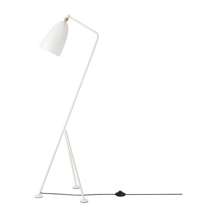 Gräshoppa floor lamp glossy - Alabaster white - Gubi