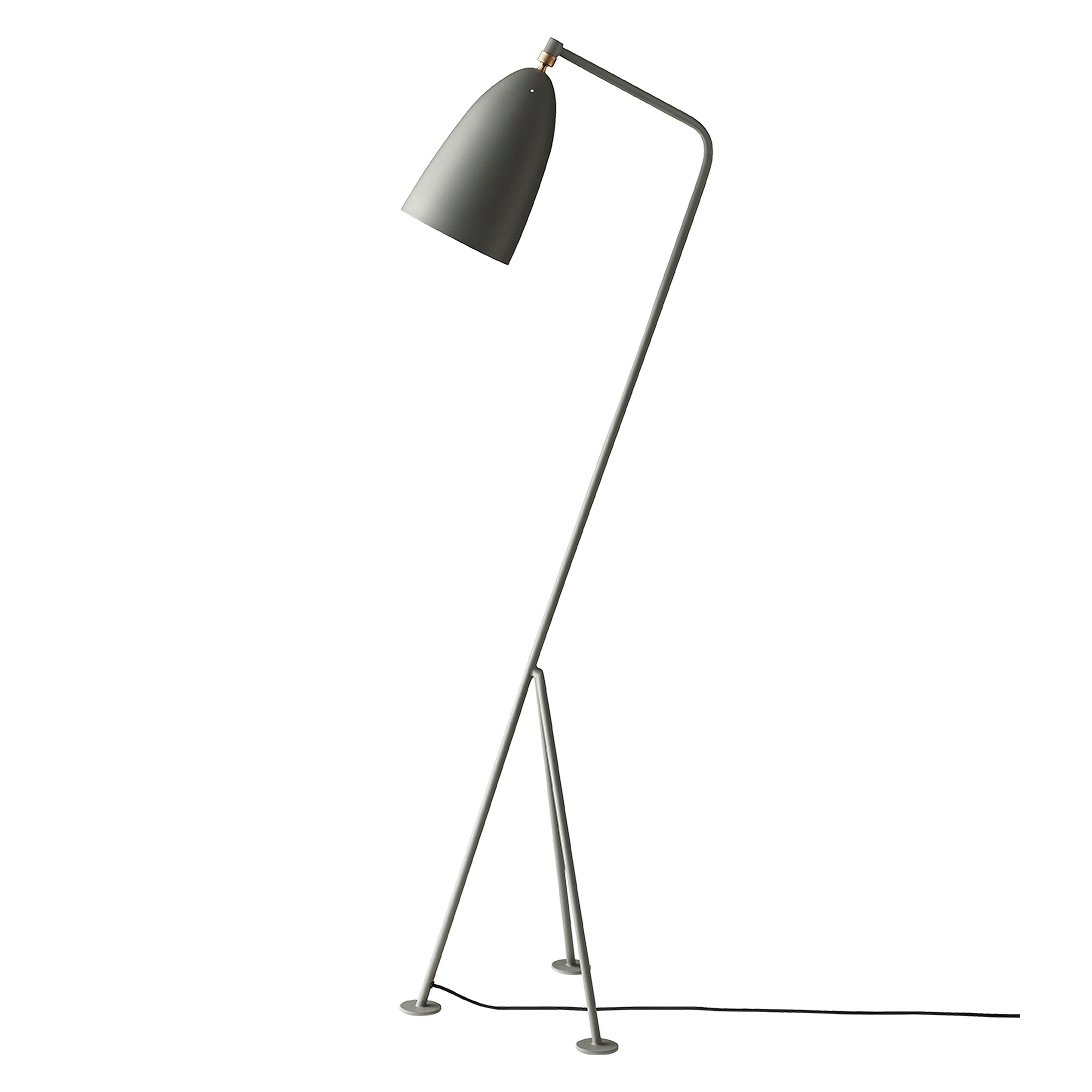 GUBI Grashopper floor lamp Blue-grey | Scandinavian Design | Floor lamps | Blue
