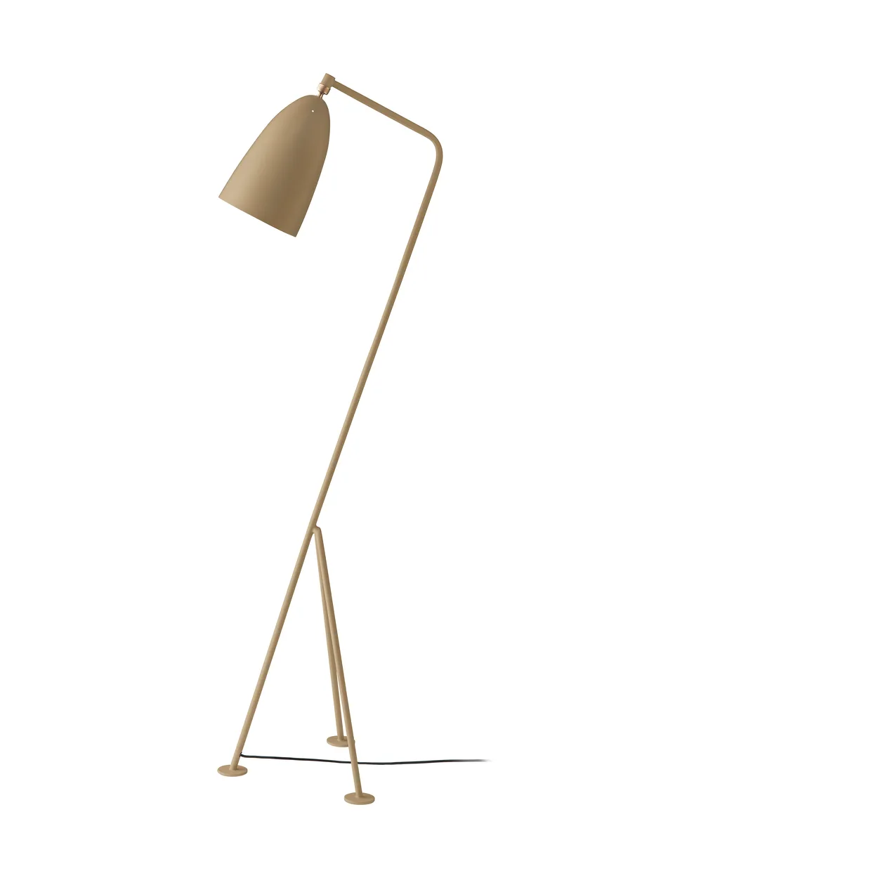 GUBI Grashopper floor lamp Olive brown | Scandinavian Design | Floor lamps | Beige