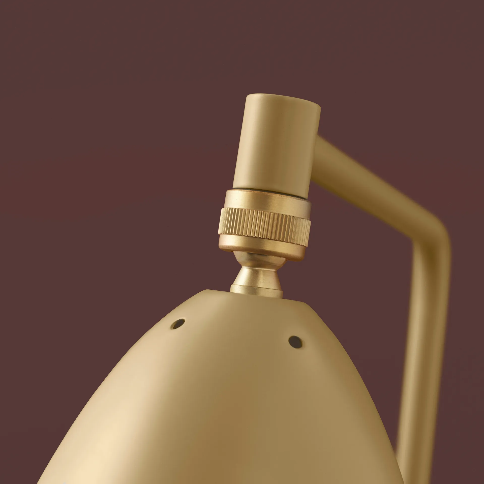 Grashopper floor lamp, Olive brown GUBI