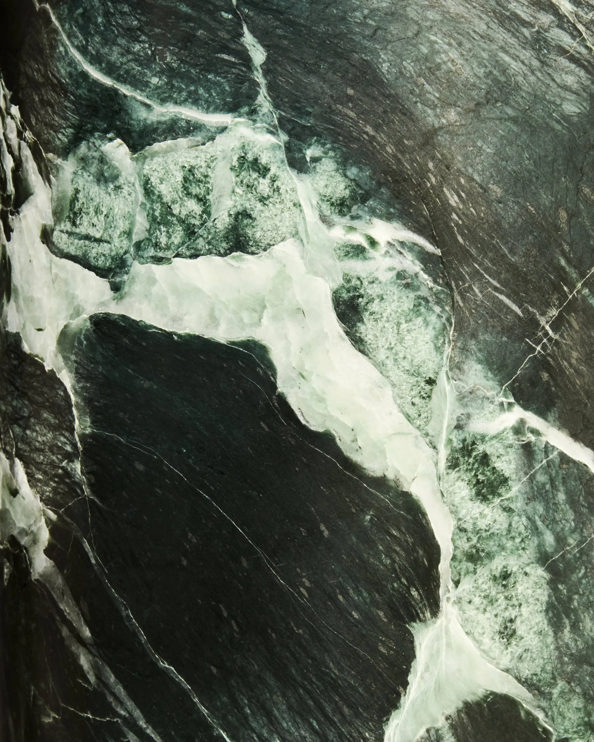 Gravity floor lamp, Emerald marble-canvas GUBI