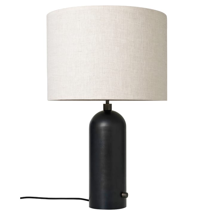 Gravity L table lamp - black-canvas - GUBI